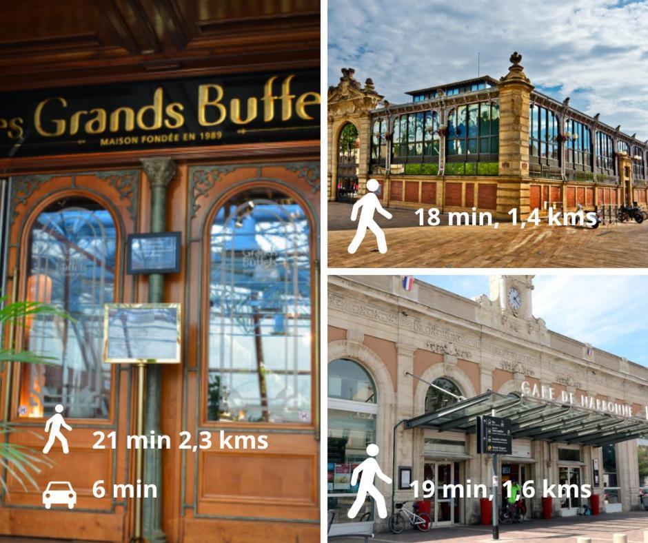 Le Spacieux Anatole, T3 Bis, Centre Ville Нарбонна Экстерьер фото